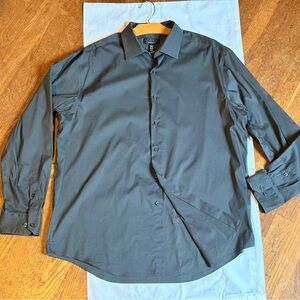 Alfani Charcoal Dress Shirt